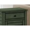 Monarch Specialties Accent Table, Nightstand, Antique Green Veneer, Transitional I 3948 - alternate 2