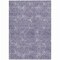Homeroots 5' X 8' Purple And Ivory Geometric Washable Indoor Outdoor Area Rug 614108 - alternate 9