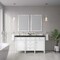 James Martin Vanities Brittany 60" Double Vanity in Bright White, w/ 3 CM Phantome Eclos Top 655-V60D-BW-3PHT - alternate 5