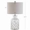 Jonathan Y Alvord 24.5" LED Glass Table Lamp, Mercury Silver, 2PK JYL1075A-SET2 - alternate 9