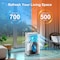 Edendirect 9,500 BTU Portable Air Conditioner Cools 700 Sq. Ft. with Heater, Dehumidifier and Wi-Fi in White ED-OX-14KHW - alternate 8