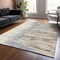 Homeroots 3' X 5' Beige Brown And Gray Abstract Washable Indoor Outdoor Area Rug 601170 - alternate 8
