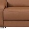 Homeroots 103" Chestnut Italian Leather Reclining USB Sofa 632888 - alternate 14