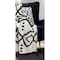 Homeroots 60" X 50" Black and White Woven Cotton Geometric Throw Blanket with Tassels 516491 - alternate 8