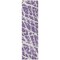 Homeroots 8' Runner Purple and White Abstract Washable Non Skid Indoor Outdoor Runner Rug 559308 - alternate 6