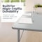 Flash Furniture Wren 72 in x 30 in Adjustable Height Activity Table, Thermal Laminate Top, Standard Legs, Gray XU-A3072-REC-GRY-T-A-GG - alternate 9