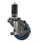 Service Caster 3'' Solid Poly Swivel 1-3/8'' Expanding Stem Caster with Brake SCC-EX20S314-SPUS-TLB-138 - alternate 1