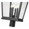 Z-Lite Raphael Sand Black 4 Light Outdoor Post Mount Fixture 5029PHXLR-BK - alternate 5