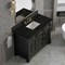 James Martin Vanities Brookfield 48" Single Vanity, Black Onyx, w/ 3 CM Phantome Eclos Top 547-V48-BKO-3PHT - alternate 9