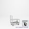 Pucel Single Handle Heavy Duty Truck, 18 in D x 30 in W x 36 in H, Gray 18-TR-30P - alternate 1
