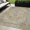 Homeroots 5' X 8' Wheat Terra Cotta And Black Oriental Washable Indoor Outdoor Area Rug 603798 - alternate 1