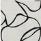 Homeroots 3' X 5' White And Black Abstract Washable Indoor Outdoor Area Rug 597529 - alternate 6