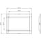 Siemens cover frame for door cutout 137.6 x 109.3 mm WxH accessory for: 3VA13/14 3VA9353-0SB20 - alternate 3