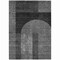 Homeroots 10' X 14' Charcoal Gray And Silver Geometric Washable Indoor Outdoor Area Rug 582709 - alternate 7