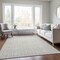 Homeroots 5' X 8' Ivory And Beige Geometric Washable Indoor Outdoor Area Rug 614756 - alternate 9