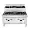 Koolmore 24 in. Commercial Four-Burner Step Up Range, 104000 BTU in Stainless-Steel KM-CRSU-24 - alternate 8