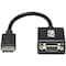 Eaton Tripp Lite Series DisplayPort to VGA Active Adapter Video Converter M/F, 6-in. 15.24 cm, 50, Adapter P134-06N-VGA-BP - alternate 7