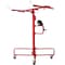 Wrightmaster Drywall Lift Panel 16ft Hoist Jack Lifter, Rolling Caster Wheel, Sheetrock Lift, 150lb, Red ZR-W465P189993 - alternate 7