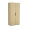 Manhattan Comfort Rivington 38in Bookcase Cabinet in Natural Oak BC004-NA - alternate 6