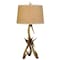 Homeroots 33" Brown Antlers Table Lamp With Brown Empire Shade 524700 - alternate 1