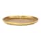 Homeroots 8in Gold Cast Iron Handmade Round Trinket Tray 634791 - alternate 1