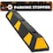 Xpose Safety Parking Block, Rubber, 4 in Height, 48 in Length, Black/Yellow 24 PK PBSY-4-24-X - alternate 1