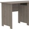 Homeroots 47" Light Gray and Brown Wood Computer Desk With Three Drawers 403799 - alternate 6