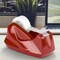 Acrimet Tape Dispenser, 1 in Tape Core Dia., Plastic, Stainless Steel, Red 270.4 - alternate 8