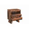 Homeroots Three Piece Dark Brown Solid Wood Bedroom Set 552146 - alternate 10