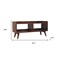 Homeroots 45in Brown Solid Wood Enclosed and Open Storage TV Stand 719182 - alternate 7