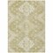 Homeroots 3' X 5' Wheat Gold And Ivory Medallion Washable Indoor Outdoor Area Rug 589056 - alternate 7