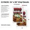 Signmission Barbecue Stuffed Potatoes, Vinyl Decals Only 24 Inch x 36 Inch, Vinyl Decal, 2PK DSB-2436-2PACK-Barbecue Stuffed Potatoes - alternate 2