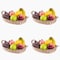 Vintiquewise Seagrass Fruit Bread Basket Tray with Handles, Small, PK 4 QI003546.S.4 - alternate 1