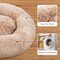 Fluffydream 24 inch Donut Dog Bed, Calming Bed for Dogs, Brown Cat Bed Washable, Plush Fur Round Do 3A88PTDBEDCUDD24BRN - alternate 5