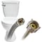 Fluidmaster 3/8'' Comp x 7/8'' Ballcock x 20'' L Braided Stainless Steel Toilet Connector B1T20 - alternate 1