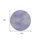 Homeroots 8' Plum And Purple Round Abstract Washable Indoor Outdoor Area Rug 587220 - alternate 7