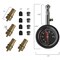 Black Bull Deflators Set with 2" Tire Pressure Gauge, 13 Pieces TPGDSET - alternate 5