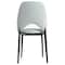 Leisuremod Amalfi Collection Modern Fabric Dining Chair in Coconut White, 4PK AC48W4 - alternate 8