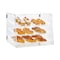 Vevor 2-Tier Acrylic Bakery Display Case Countertop Donut Pastry Case Rear Door CX-01 - alternate 1