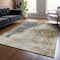 Homeroots 5' X 8' Beige Brown And Gray Abstract Washable Indoor Outdoor Area Rug 587315 - alternate 9
