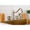 Kingston Brass Double-Handle Widespread Kitchen Faucet with Brass Sprayer, Antique Brass KB1793TXBS - alternate 5