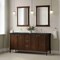 James Martin Vanities Kinnsden 72" Double Vanity, Sable Oak w/ 3 CM Charcoal Soapstone Silestone Top D680-V72-SBK-3CSP - alternate 7