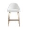 Manhattan Comfort Gracie Counter Stool  in White and Gold CS019-GWH - alternate 8