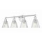 Z-Lite Auden Brushed Nickel 4 Light Vanity 7704-4V-BN - alternate 7