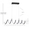 Jonathan Y Ali 31" Dimmable Adjustable Integrated LED Metal Linear Pendant, Black JYL7024B - alternate 11
