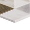 Daltile Pietra Divina Marble Natural Stone Spectrum Mosaic in Polished & Metal Namaste Gold Blend, 10PK DA58SPECTRUMS1L - alternate 5
