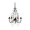 Jonathan Y Maura 5-Light 17" Crystal/Metal LED Chandelier, Black JYL9016A - alternate 1