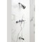 Kingston Brass Triple-Handle Tub and Shower Faucet with Knurled Handle, Polished Chrome KBX8131KNL - alternate 4