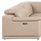 Homeroots Beige Leather Power Reclining U Shaped Eight Piece Corner Sectional With Console 643907 - alternate 5