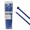 Kable Kontrol ETFE Tefzel Cable Zip Ties, 14 in L, 4.02 in Max Bundle Dia., Blue, 100 lbs Strength, 50 PK KKTF-14-100-50 - alternate 1